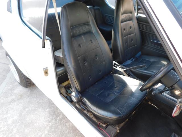 ギャランＧＴＯ ＧＳＲ　５ＭＴ　Ｆ車高調　レース用リーフ　社外タコ足　ＦＧＫマフラー　Ｗｅｄｓレーシングフォージ１３インチＡＷ　オーバーフェンダー　社外ステアリング　社外ドアミラー（24枚目）