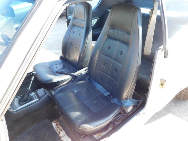 ギャランＧＴＯ ＧＳＲ　５ＭＴ　Ｆ車高調　レース用リーフ　社外タコ足　ＦＧＫマフラー　Ｗｅｄｓレーシングフォージ１３インチＡＷ　オーバーフェンダー　社外ステアリング　社外ドアミラー（25枚目）