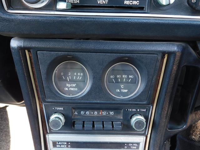 ギャランＧＴＯ ＧＳＲ　５ＭＴ　Ｆ車高調　レース用リーフ　社外タコ足　ＦＧＫマフラー　Ｗｅｄｓレーシングフォージ１３インチＡＷ　オーバーフェンダー　社外ステアリング　社外ドアミラー（31枚目）