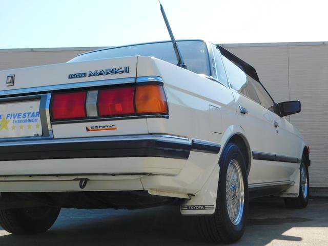 マークII グランデ　ツインカム２４　ツインカム２４　１Ｇエンジン　ノーマル車　ブリヂストン製ＳＩＥＧホイール１４インチ　パイオニア製オーディオ　リア置型スピーカー（45枚目）