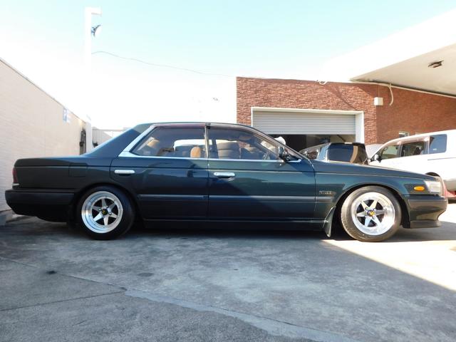 ローレル メダリストクラブS メダリスト クラブS ツインカムターボ 5速MT載替 公認済み ロンシャンアルミホイール 車高調 61000キロ(5枚目)