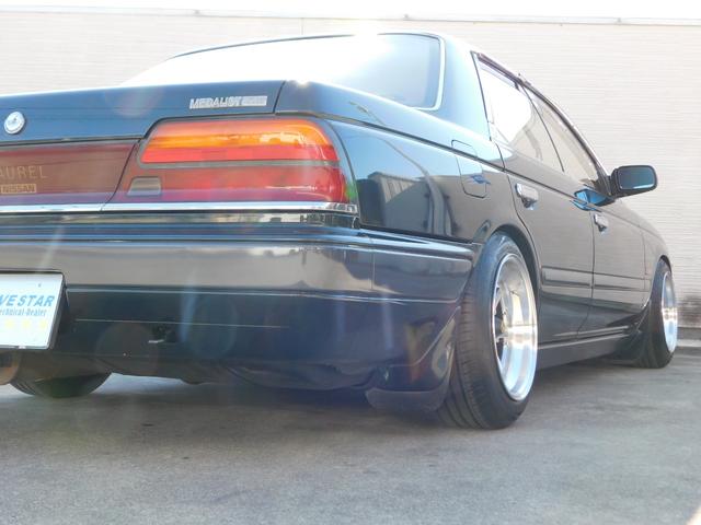 ローレル メダリストクラブS メダリスト クラブS ツインカムターボ 5速MT載替 公認済み ロンシャンアルミホイール 車高調 61000キロ(10枚目)