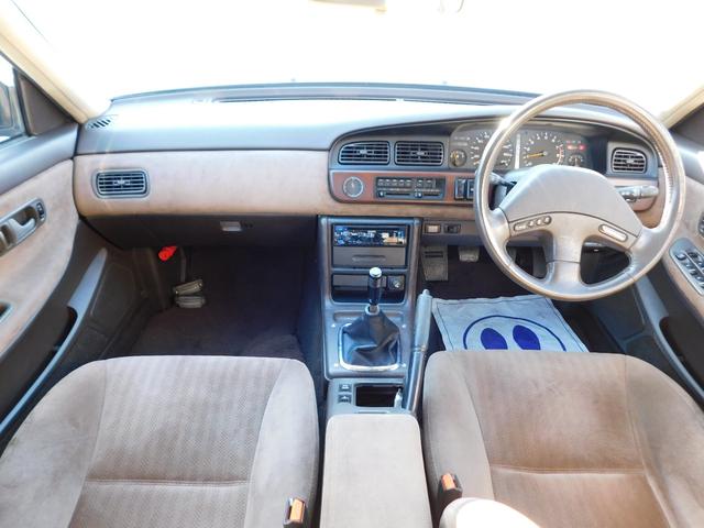 ローレル メダリストクラブS メダリスト クラブS ツインカムターボ 5速MT載替 公認済み ロンシャンアルミホイール 車高調 61000キロ(12枚目)