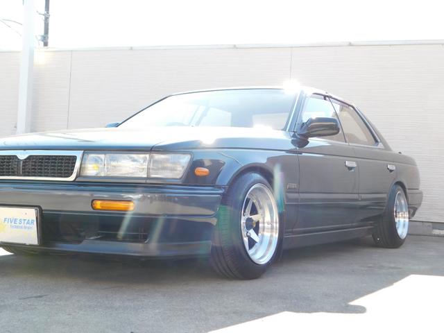 ローレル メダリストクラブS メダリスト クラブS ツインカムターボ 5速MT載替 公認済み ロンシャンアルミホイール 車高調 61000キロ(25枚目)