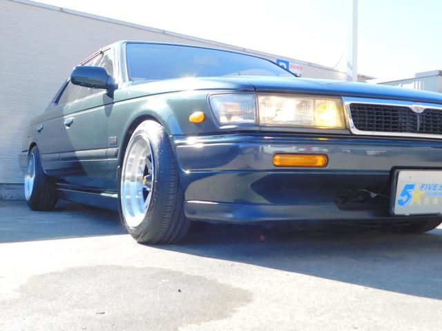 ローレル メダリストクラブS メダリスト クラブS ツインカムターボ 5速MT載替 公認済み ロンシャンアルミホイール 車高調 61000キロ(27枚目)