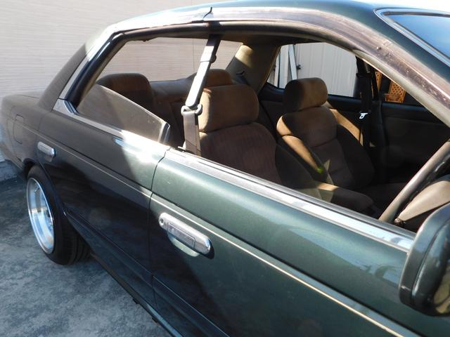 ローレル メダリストクラブS メダリスト クラブS ツインカムターボ 5速MT載替 公認済み ロンシャンアルミホイール 車高調 61000キロ(33枚目)