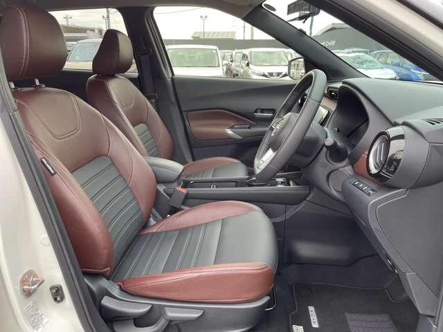 キックス 1.2 X FOUR ツートーン インテリアエディション(e-POWER) 4WD 当社試乗車upブラウンインテリアパッケージ アラウンドビュ- LED インテリキー アイドリングストップ 盗難防止システム 4WD オートエアコン 車線逸脱警報 アルミホイール ナビTV メモリーナビ 踏み間違え防止(8枚目)