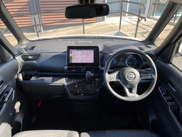 ルークス 660 ハイウェイスターX アーバンクロム プロパイロット エディション 当社試乗車up LEDライト エマブレ アダプティブクルーズコントロール 両側パワースライドドア アイドリングS PS 車線逸脱警報 インテリジェントキー カーテンエアバック オートエアコン メモリナビ(4枚目)