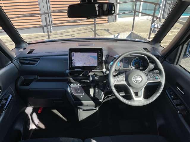 ルークス 660 ハイウェイスターX プロパイロット エディション 当社試乗車up 左右パワースライドドア アイドリング イモビ パノラマモニター 助手席エアバッグ 衝突軽減ブレーキ PW ナビ&TV 1セグ LEDヘッドライト LDW スマートキー バックカメラ PS AAC(4枚目)