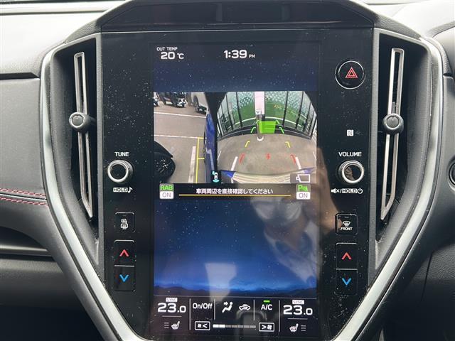 レヴォーグ ＳＴＩスポーツ　ＥＸ　ＳＴＩエアロ／純正１１．６インチディスプレイ／フルセグテレビ／バックカメラ／アイサイト／レーダークルーズコントロール／レザーシート／パワーシート／シートヒーター／パワーバックドア／コーナーセンサー（4枚目）