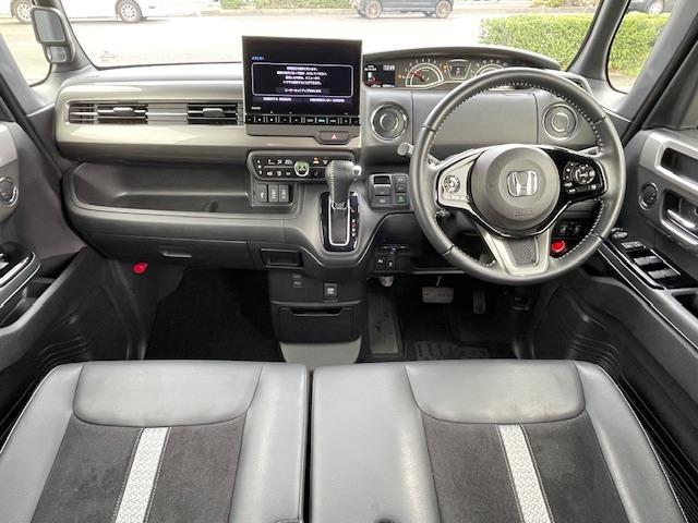 Ｎ－ＢＯＸカスタム Ｌターボ　純正９インチナビ（ＡＭ／ＦＭ／Ｂｌｕｅｔｏｏｔｈ／ＴＶ／ＤＶＤ）／ターボ／両側電動ドア／バックカメラ／純正１５インチＡＷ／前後ドライブレコーダー／ハーフレザーシート／Ｂｌｕｅｔｏｏｔｈ／ＴＶ／ＥＴＣ（41枚目）