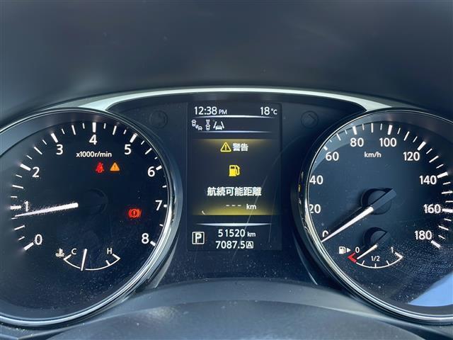 エクストレイル ２０ＸエクストリーマーＸエマージェンシーブレーキＰ　禁煙車／純正ナビ（ＣＤ／フルセグＴＶ／Ｂｌｕｅｔｏｏｔｈ／ＡＵＸ）／アラウンドビューモニター／ビルトインＥＴＣ／クルーズコントロール／革巻きステアリング／ステアリングスイッチ／前席シートヒーター（6枚目）