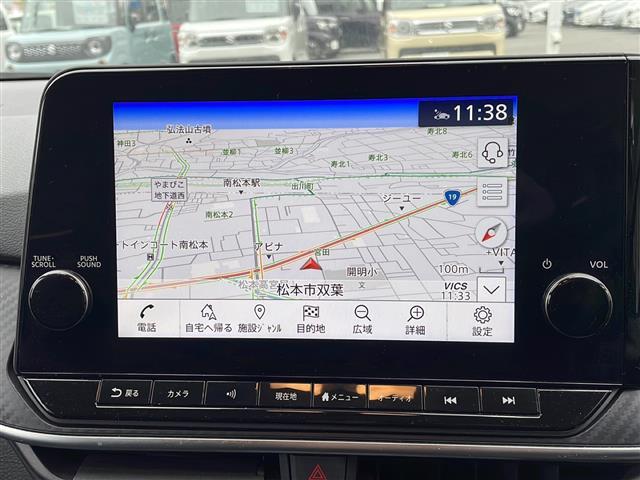 ノート Ｘ　ＦＯＵＲ　禁煙車／純正９インチナビ（フルセグＴＶ／Ｂｌｕｅｔｏｏｔｈ／ＵＳＢ）／インテリジェントアラウンドビューモニター／インテリジェントルームミラー／前席シートヒーター／ステアリングヒーター／ドラレコ（2枚目）