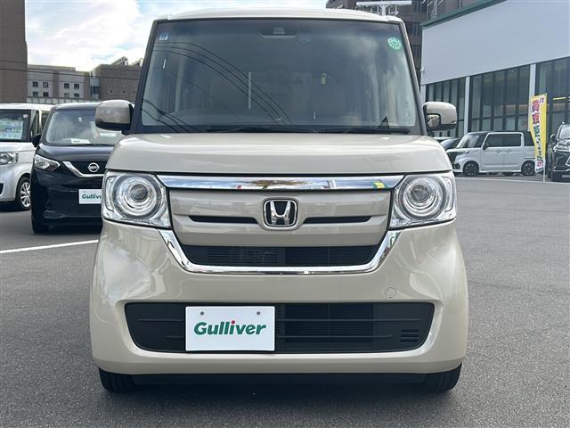 N-BOX G・Lターボホンダセンシング 禁煙車/純正ナビ/バックカメラ/両側電動ドア/レーダークルーズコントロール/前後ドライブレコーダー/ロールサンシェード/革巻きステアリング/パドルシフト/LEDヘッドライト/スマートキー/スペアキー(18枚目)
