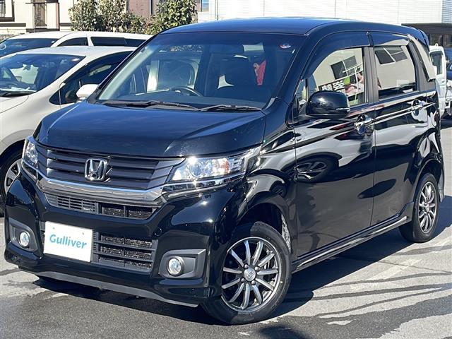 Ｎ－ＷＧＮカスタム Ｇ・Ｌパッケージ　禁煙車／社外メモリーナビ／フルセグＴＶ／バックカメラ／純正１４インチアルミホイール／ＥＴＣ／ハーフレザーシート／前席シートヒーター／ＨＩＤライト／スマートキー／アイドリングストップ（17枚目）