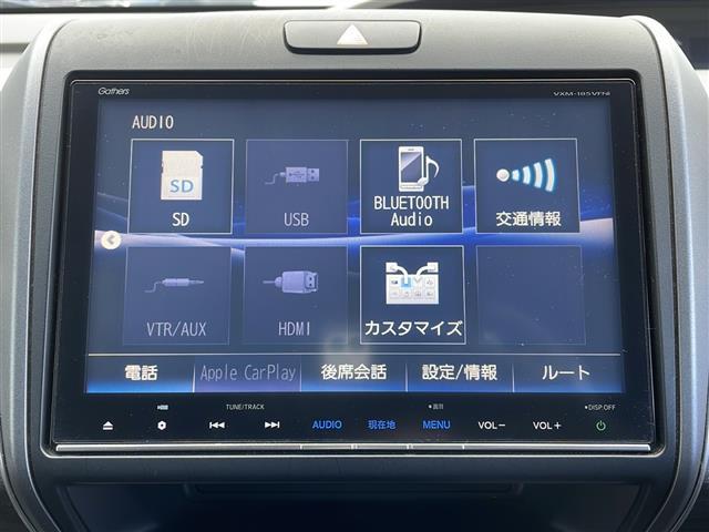 フリード＋ハイブリッド ハイブリッドＥＸ　禁煙車／純正ナビ（ＣＤ／ＤＶＤ／フルセグＴＶ／Ｂｌｕｅｔｏｏｔｈ）／バックカメラ／ビルトインＥＴＣ／シートヒーター／ドライブレコーダー／両側パワースライドドア／革巻きステアリング（3枚目）