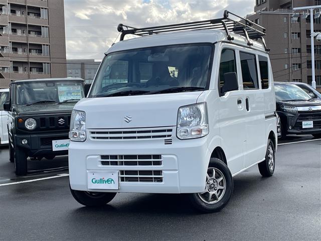 エブリイ ＰＡリミテッド　禁煙車／社外ナビ（ＣＤ／ＤＶＤ／ワンセグＴＶ／Ｂｌｕｅｔｏｏｔｈ）／ＥＴＣ／ルーフラック／衝突軽減ブレーキ／純正ラバーマット／社外ＡＷスタッドレス積み込み（21枚目）