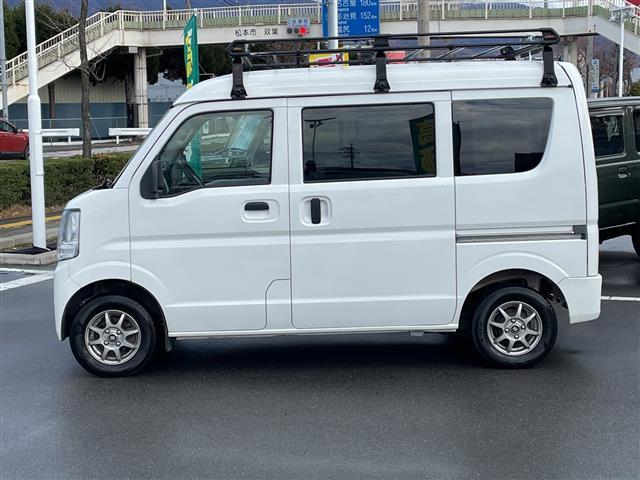 エブリイ ＰＡリミテッド　禁煙車／社外ナビ（ＣＤ／ＤＶＤ／ワンセグＴＶ／Ｂｌｕｅｔｏｏｔｈ）／ＥＴＣ／ルーフラック／衝突軽減ブレーキ／純正ラバーマット／社外ＡＷスタッドレス積み込み（22枚目）