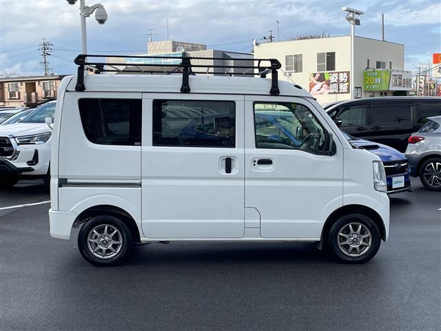 エブリイ ＰＡリミテッド　禁煙車／社外ナビ（ＣＤ／ＤＶＤ／ワンセグＴＶ／Ｂｌｕｅｔｏｏｔｈ）／ＥＴＣ／ルーフラック／衝突軽減ブレーキ／純正ラバーマット／社外ＡＷスタッドレス積み込み（25枚目）