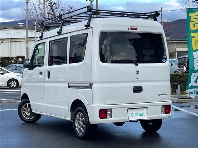 エブリイ ＰＡリミテッド　禁煙車／社外ナビ（ＣＤ／ＤＶＤ／ワンセグＴＶ／Ｂｌｕｅｔｏｏｔｈ）／ＥＴＣ／ルーフラック／衝突軽減ブレーキ／純正ラバーマット／社外ＡＷスタッドレス積み込み（43枚目）