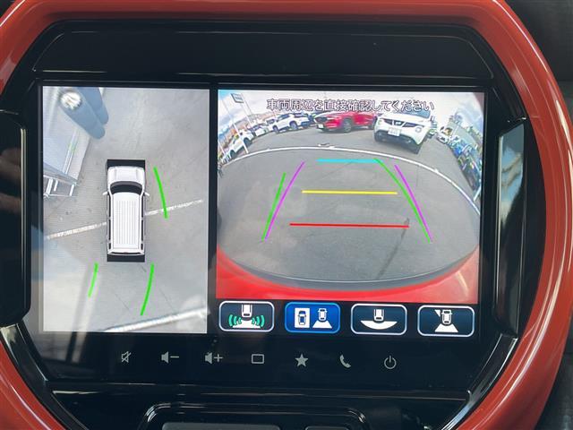 ハスラー ハイブリッドＸターボ　禁煙車／全方位モニター付きメモリーナビ（９インチディスプレイ／フルセグＴＶ／ＣＤ／ＤＶＤ／Ｂｌｕｅｔｏｏｔｈ／スマートフォン連携）／ビルトインＥＴＣ／前席シートヒーター／革巻きステアリング（2枚目）