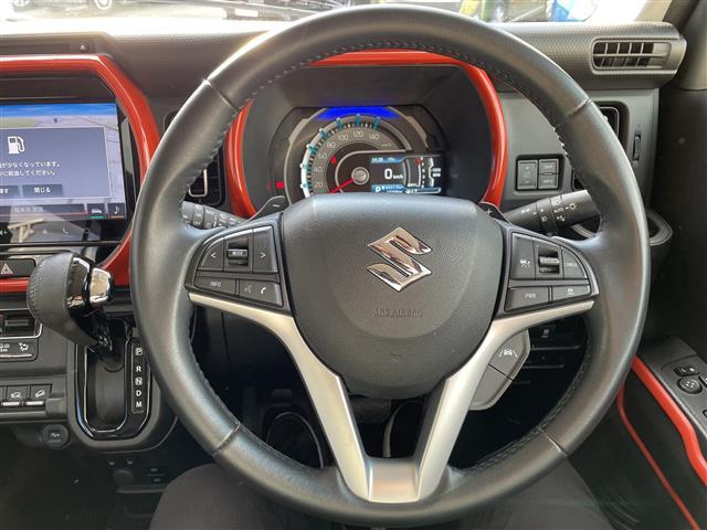 ハスラー ハイブリッドＸターボ　禁煙車／全方位モニター付きメモリーナビ（９インチディスプレイ／フルセグＴＶ／ＣＤ／ＤＶＤ／Ｂｌｕｅｔｏｏｔｈ／スマートフォン連携）／ビルトインＥＴＣ／前席シートヒーター／革巻きステアリング（26枚目）