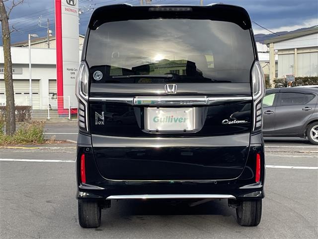 N-BOXカスタム Lターボ 禁煙車/ホンダセンシング/純正8型ナビ/Bluetooth/フルセグTV/バックカメラ/前後ドライブレコーダー/両側電動スライドドア/パドルシフト/コーナーセンサー/シートヒーター/純正アルミホイール(24枚目)