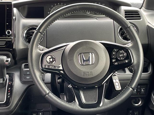 N-BOXカスタム Lターボ 禁煙車/ホンダセンシング/純正8型ナビ/Bluetooth/フルセグTV/バックカメラ/前後ドライブレコーダー/両側電動スライドドア/パドルシフト/コーナーセンサー/シートヒーター/純正アルミホイール(27枚目)
