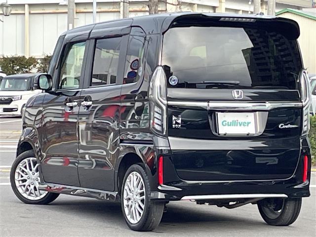 N-BOXカスタム Lターボ 禁煙車/ホンダセンシング/純正8型ナビ/Bluetooth/フルセグTV/バックカメラ/前後ドライブレコーダー/両側電動スライドドア/パドルシフト/コーナーセンサー/シートヒーター/純正アルミホイール(43枚目)