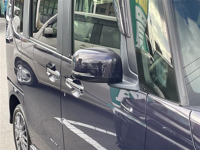 N-BOXカスタム ターボ 禁煙車/両側パワスラ/純正ナビ/フルセグTV/バックカメラ/レーダークルコン/ハーフレザー/前席シートヒーター/ETC/Bluetooth/USB入力端子/アイドリングストップ/LEDヘッドライト(22枚目)