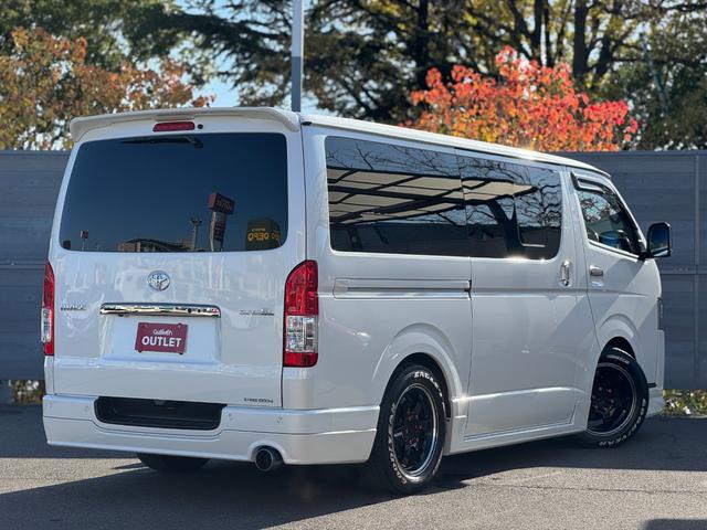 ハイエースバン スーパーGL ダークプライムII ワンオーナー/モデリスタエアロ/RAYS TE37SB 17インチAW/グッドイヤー EAGLE1 ホワイトレタータイヤ/玄武ローダウンブロックキット/セーフティセンス/Pivod クルーズコントール(50枚目)