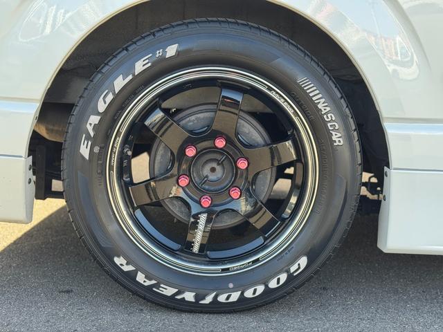ハイエースバン スーパーGL ダークプライムII ワンオーナー/モデリスタエアロ/RAYS TE37SB 17インチAW/グッドイヤー EAGLE1 ホワイトレタータイヤ/玄武ローダウンブロックキット/セーフティセンス/Pivod クルーズコントール(66枚目)