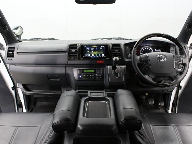 ハイエースバン スーパーGL ダークプライムII RAYS VOLKRACING 17インチAW/モデリスタ F・S・Rアンダースポイラー/純正ルーフエンドスポイラー/ローダウンブロックキット/セーフティセンス/アルパインディスプレイオーディオ・Bt(2枚目)