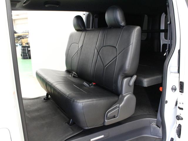 ハイエースバン スーパーGL ダークプライムII RAYS VOLKRACING 17インチAW/モデリスタ F・S・Rアンダースポイラー/純正ルーフエンドスポイラー/ローダウンブロックキット/セーフティセンス/アルパインディスプレイオーディオ・Bt(15枚目)