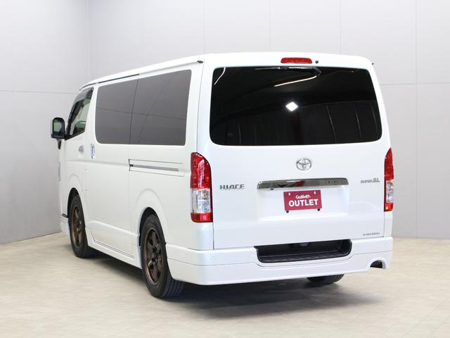 ハイエースバン スーパーGL ダークプライムII RAYS VOLKRACING 17インチAW/モデリスタ F・S・Rアンダースポイラー/純正ルーフエンドスポイラー/ローダウンブロックキット/セーフティセンス/アルパインディスプレイオーディオ・Bt(65枚目)