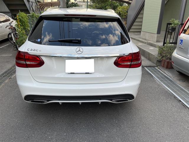 　Ｃ２２０ｄステーションワゴンスポーツ　ＡＭＧライン　ＲＳＰ　９ＡＴ　黒革　レーンキープ　パワーシート　シートヒーター　電動リアゲート　純正ナビ　バックカメラ　パークトロニック　ＡＭＧ１８インチ　禁煙車(4枚目)