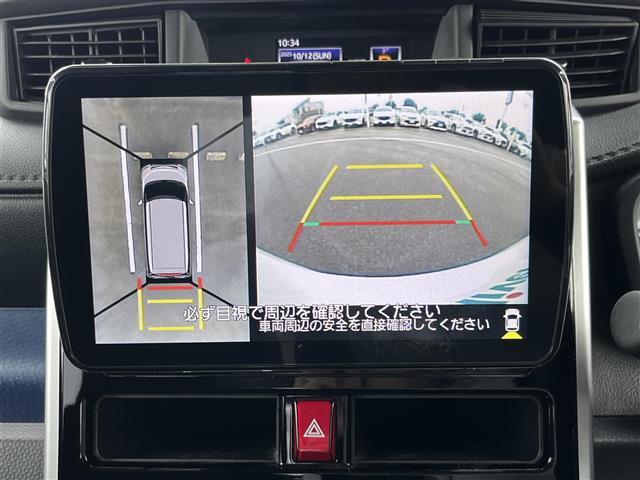 ルーミー カスタムＧ－Ｔ　社外９インチナビ（フルセグ／ＢＴ／ＣＤ／ＤＶＤ）／フリップダウン／クルーズコントロール／全方位／衝突軽減／レーンキープ／コーナーセンサー／両側パワスラ／後席サンシェード／シートヒーター／ドラレコ（3枚目）