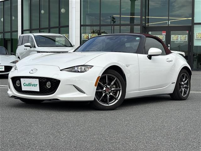 ロードスター 100周年特別記念車 100周年モデル BOSEサウンド HKSマフラー リアウィングオートエグゼ AUTOEXGシフトレバー 社外スロットコントロール BSM 前方ドライブレコーダー  赤合皮シート 前席シートヒーター(20枚目)