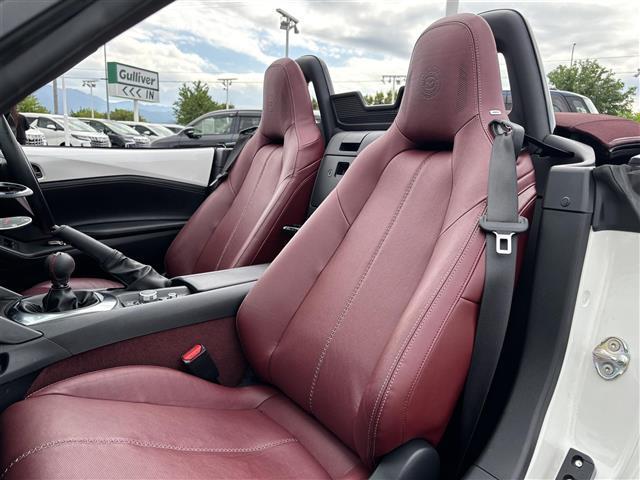 ロードスター 100周年特別記念車 100周年モデル BOSEサウンド HKSマフラー リアウィングオートエグゼ AUTOEXGシフトレバー 社外スロットコントロール BSM 前方ドライブレコーダー  赤合皮シート 前席シートヒーター(34枚目)