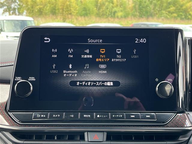 オーラ ニスモ 純正9インチナビ(フルセグ/BT)/プロパイロット/レーダークルーズコントロール/全方位/コーナーセンサー/BSM/衝突軽減/ハーフレザー/ワイヤレス充電/デジタルインナーミラー/ETC2.0(4枚目)