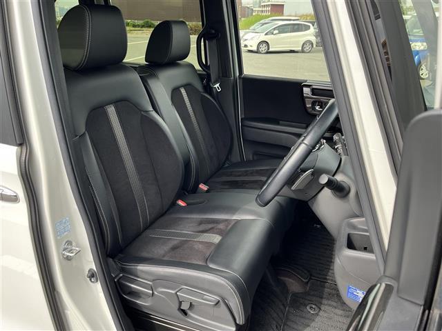 N-BOXカスタム G・Lターボホンダセンシング 純正ナビ(フルセグ/BT/CD/DVD)/レーダークルーズコントロール/バックカメラ/コーナーセンサー/衝突軽減/レーンキープ/両側パワスラ/ハーフレザー/シートヒーター/後席サンシェード/ETC(14枚目)