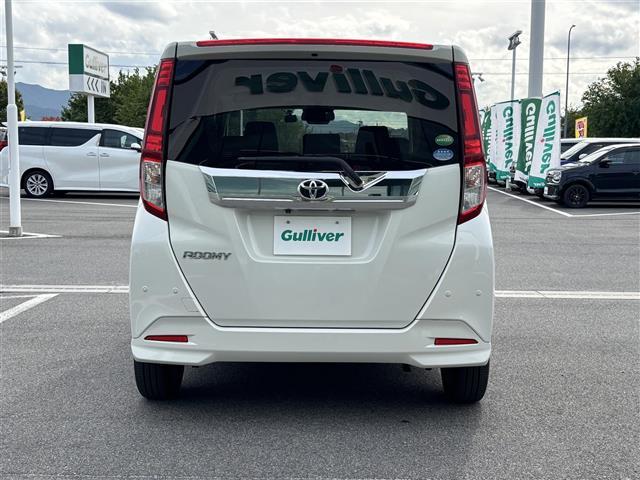 ルーミー カスタムG 純正ナビ(フルセグ/BT/CD/DVD)/クルーズコントロール/バックカメラ/コーナーセンサー/衝突軽減/レーンキープ/両側パワスラ/フォグランプ/LEDヘッドライト/ドラレコ/純正AW(36枚目)