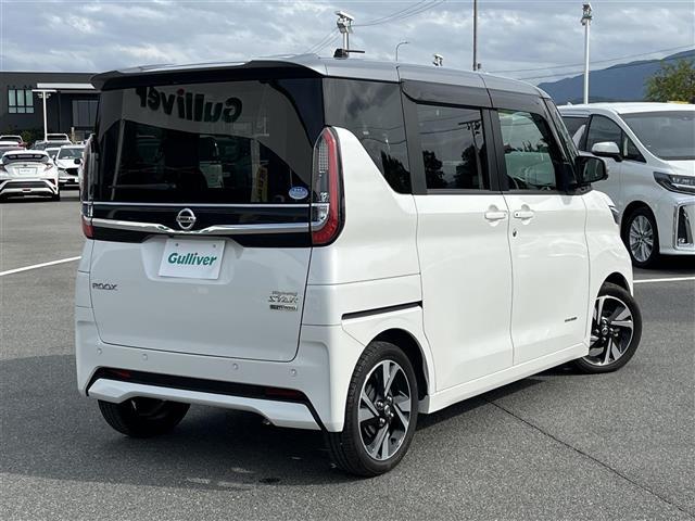 ルークス ハイウェイスター　Ｇターボプロパイロットエディション　純正９インチナビ（フルセグ／ＢＴ／ＣＤ／ＤＶＤ）／プロパイロット／全方位／レーダークルーズコントロール／衝突軽減／レーンキープ／コーナーセンサー／両側パワスラ／後席サンシェード／ＥＴＣ／純正ＡＷ（36枚目）