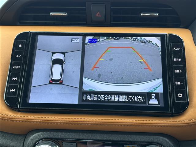 キックス Ｘ　ツートーンインテリアエディション　純正９インチナビ　フルセグテレビ　ｂｌｕｅｔｏｏｔｈ　アラウンドビューモニター　インテリジェントミラー　シート―ヒーター　ステアリングヒーター　プロパイロット　革シート　純正ホイール　ＵＳＢポート（4枚目）