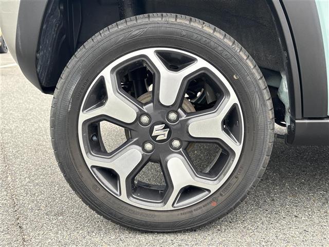 ハスラー Jスタイル デュアルカメラブレーキサポート 社外ナビ 地デジ 車線逸脱警報 クリアランスソナー ルーフレール 社外ETC 前席シートヒーター LEDヘッドライト プッシュスタート 純正15インチAW(18枚目)