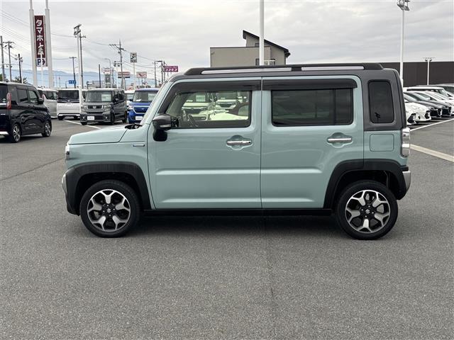 ハスラー Jスタイル デュアルカメラブレーキサポート 社外ナビ 地デジ 車線逸脱警報 クリアランスソナー ルーフレール 社外ETC 前席シートヒーター LEDヘッドライト プッシュスタート 純正15インチAW(38枚目)