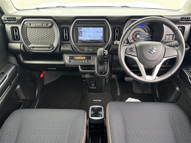 ハスラー Jスタイル デュアルカメラブレーキサポート 社外ナビ 地デジ 車線逸脱警報 クリアランスソナー ルーフレール 社外ETC 前席シートヒーター LEDヘッドライト プッシュスタート 純正15インチAW(42枚目)