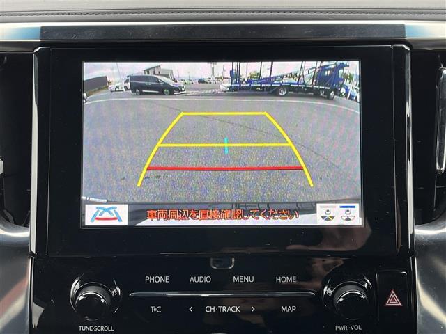 アルファード 2.5S タイプゴールド 純正9型ディスプレイオーディオ 純正12.1型フリップダウンモニター パワーバックドア AC100V コンビステアリング ハーフレザーシート 2列目オットマン コーナーセンサー フォグライト ETC(3枚目)