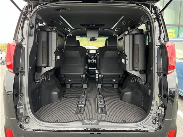 アルファード 2.5S タイプゴールド 純正9型ディスプレイオーディオ 純正12.1型フリップダウンモニター パワーバックドア AC100V コンビステアリング ハーフレザーシート 2列目オットマン コーナーセンサー フォグライト ETC(37枚目)