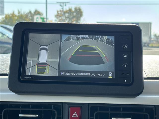 ムーヴキャンバス ストライプスG 純正ナビ(フルセグ/BT/CD/DVD)/アラウンドビューモニター/前後コーナーセンサー/衝突軽減/レーンキープ/両側パワースライドドア/シートヒーター/LEDヘッドライト/前方ドラレコ/ETC(10枚目)